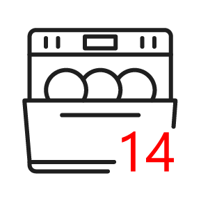 ظرفیت 14 نفره و 150 تکه ظرف
