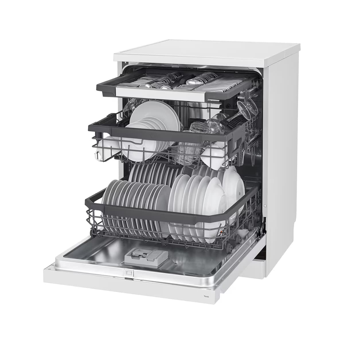 ظرفشویی الجی مدل DFC435FW با ظرفیت 14 نفره سری QuadWash و TrueSteam