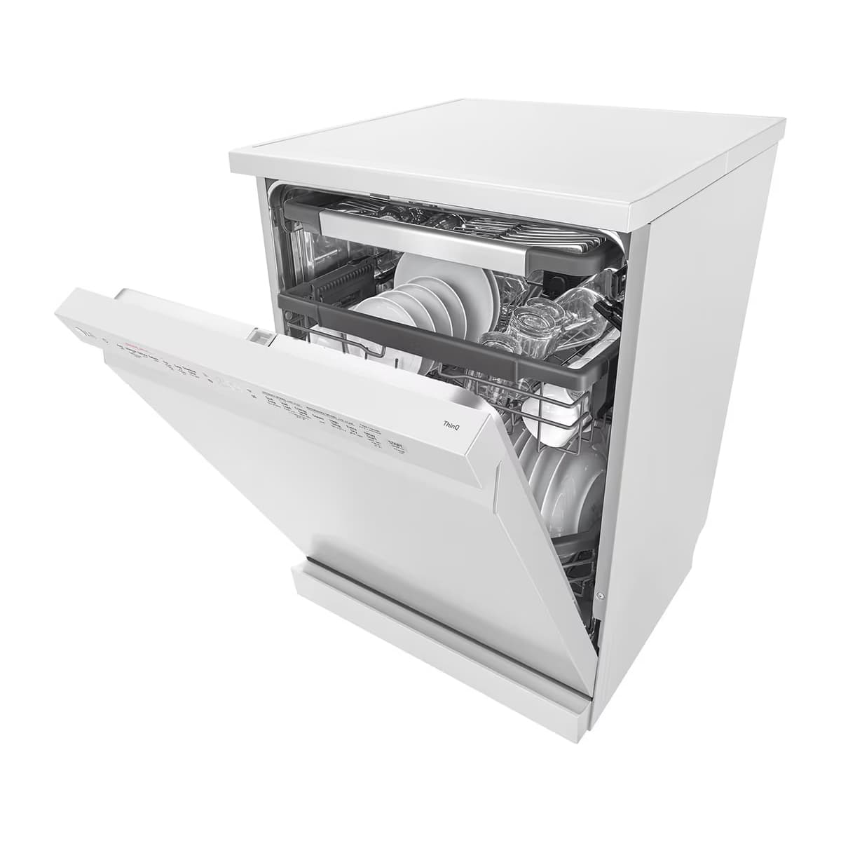 ظرفشویی الجی مدل DFC435FW با ظرفیت 14 نفره سری QuadWash و TrueSteam