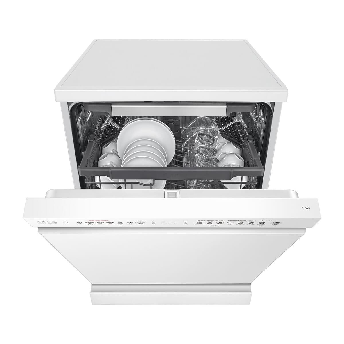 ظرفشویی الجی مدل DFC435FW با ظرفیت 14 نفره سری QuadWash و TrueSteam
