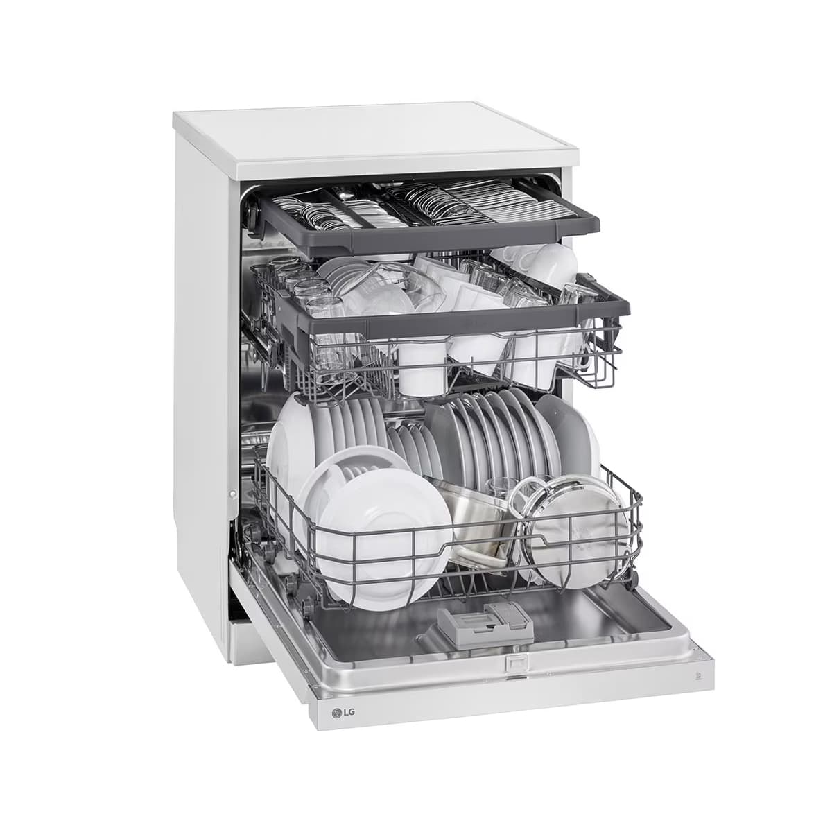 ظرفشویی الجی مدل DFC513FW با ظرفیت 14 نفره سری QuadWash